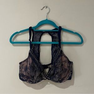 NWOT Navy Blue Victoria's Secret Lace Bra